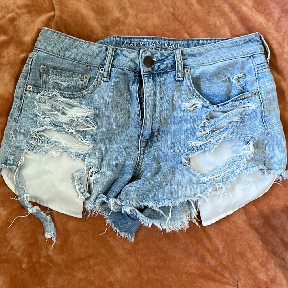 American eagle jean shorts